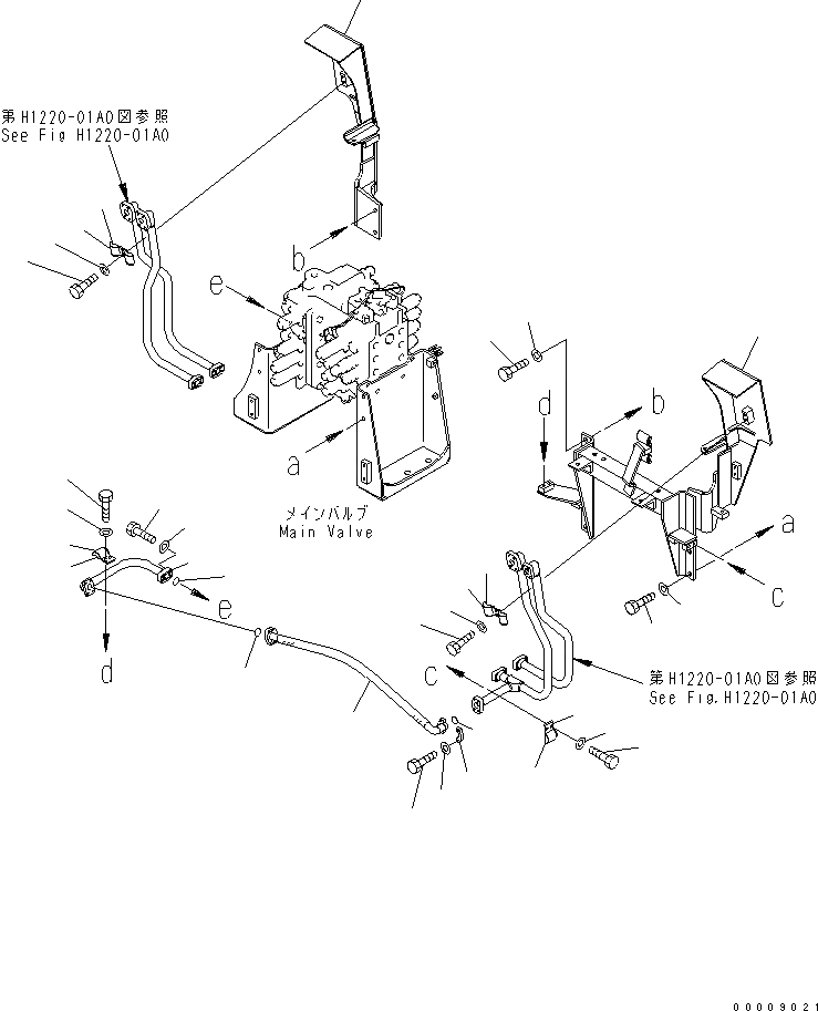 Схема запчастей Komatsu PC600-7-M1 - РУКОЯТЬ И ЛИНИЯ КОВШАS (КОРПУС) ГИДРАВЛИКА