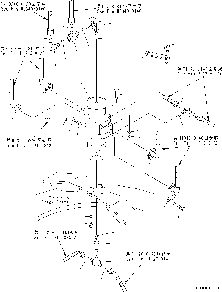 Схема запчастей Komatsu PC600-7-M1 - ПОВОРОТНОЕ СОЕДИНЕНИЕ ПОВОРОТН. КРУГ И КОМПОНЕНТЫ