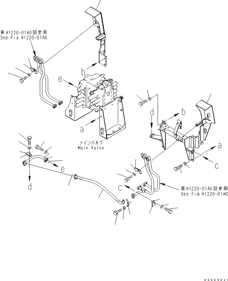 Схема запчастей Komatsu PC600-7K - РУКОЯТЬ И ЛИНИЯ КОВШАS (КОРПУС) ГИДРАВЛИКА