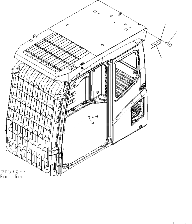 Схема запчастей Komatsu PC600-8 - ПРЕДУПРЕЖДАЮЩ. МАРКИРОВКА (ДЛЯ ЗАЩИТЫ LV2) (КИТАЙ) МАРКИРОВКА