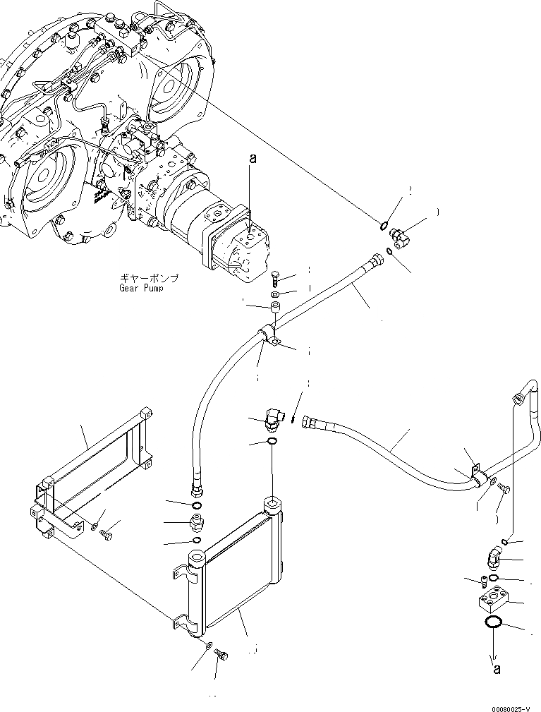 Схема запчастей Komatsu PC600-8 - МЕХ-М ОТБОРА МОЩНОСТИ (МЕХ-М ОТБОРА МОЩН-ТИ ТРУБЫ) (ЛИНИЯ ПОДАЧИS) (№K-) B КОМПОНЕНТЫ ДВИГАТЕЛЯ