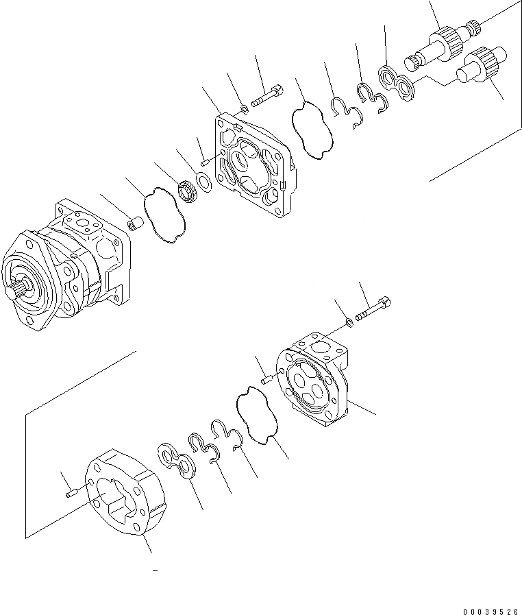 Схема запчастей Komatsu PC600-8 - НАСОС ВЕНТИЛЯТОРА (/7) (№K-K7) Y ОСНОВН. КОМПОНЕНТЫ И РЕМКОМПЛЕКТЫ