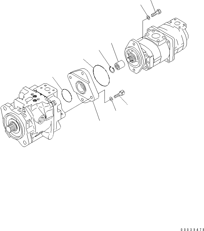 Схема запчастей Komatsu PC600-8 - НАСОС ВЕНТИЛЯТОРА (7/7) (№K8-) Y ОСНОВН. КОМПОНЕНТЫ И РЕМКОМПЛЕКТЫ