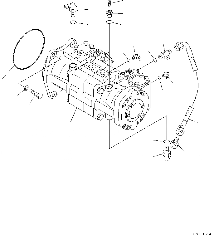 Схема запчастей Komatsu PC600LC-6KJ - NO. НАСОС ГИДРАВЛИКА