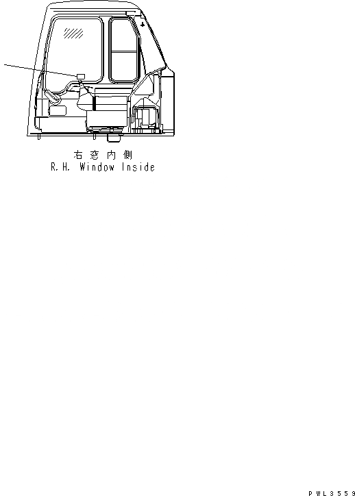 Схема запчастей Komatsu PC600LC-6K - SHIFT PATTERN ПЛАСТИНА (ISO) МАРКИРОВКА
