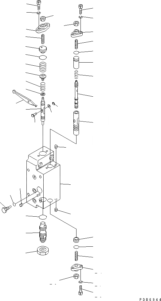 Схема запчастей Komatsu PC600LC-6A - ОСНОВН. НАСОС (7/) (NO. НАСОС) (-ЯC)(№-) ОСНОВН. КОМПОНЕНТЫ И РЕМКОМПЛЕКТЫ