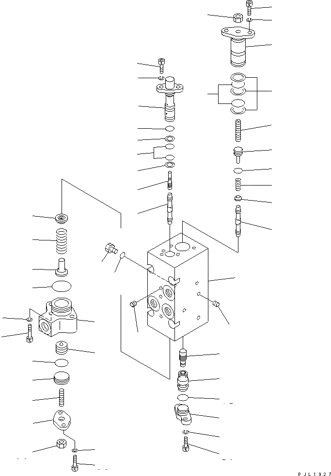 Схема запчастей Komatsu PC600LC-6A - ОСНОВН. НАСОС (8/) (NO. НАСОС) (-ЯC)(№-) ОСНОВН. КОМПОНЕНТЫ И РЕМКОМПЛЕКТЫ