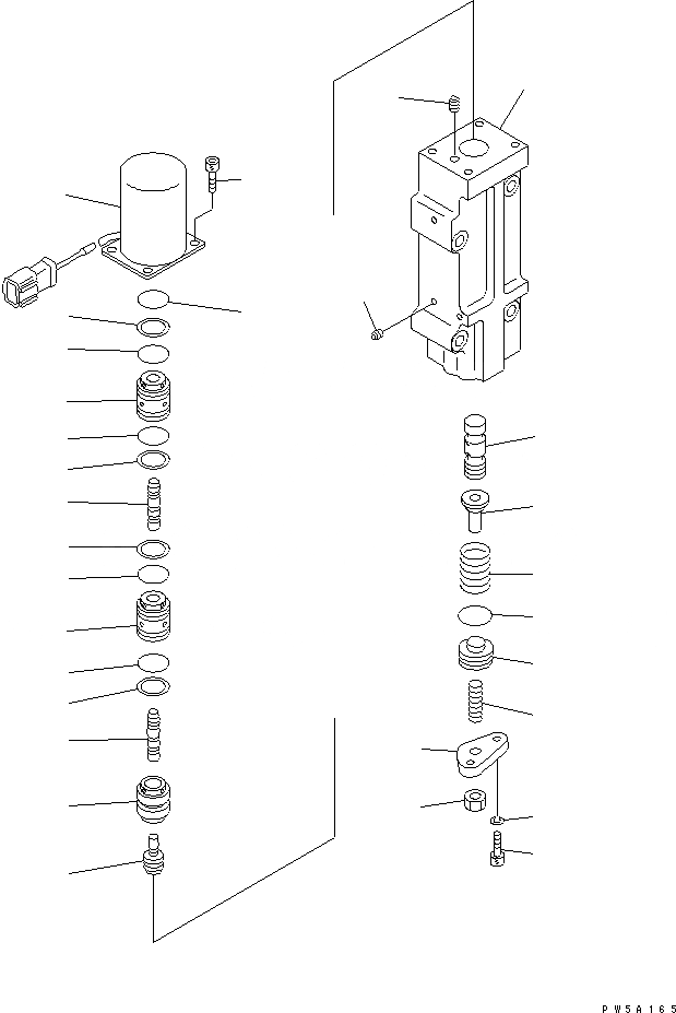 Схема запчастей Komatsu PC600LC-6A - ОСНОВН. НАСОС (/) (NO. НАСОС) (-ЯC)(№-) ОСНОВН. КОМПОНЕНТЫ И РЕМКОМПЛЕКТЫ