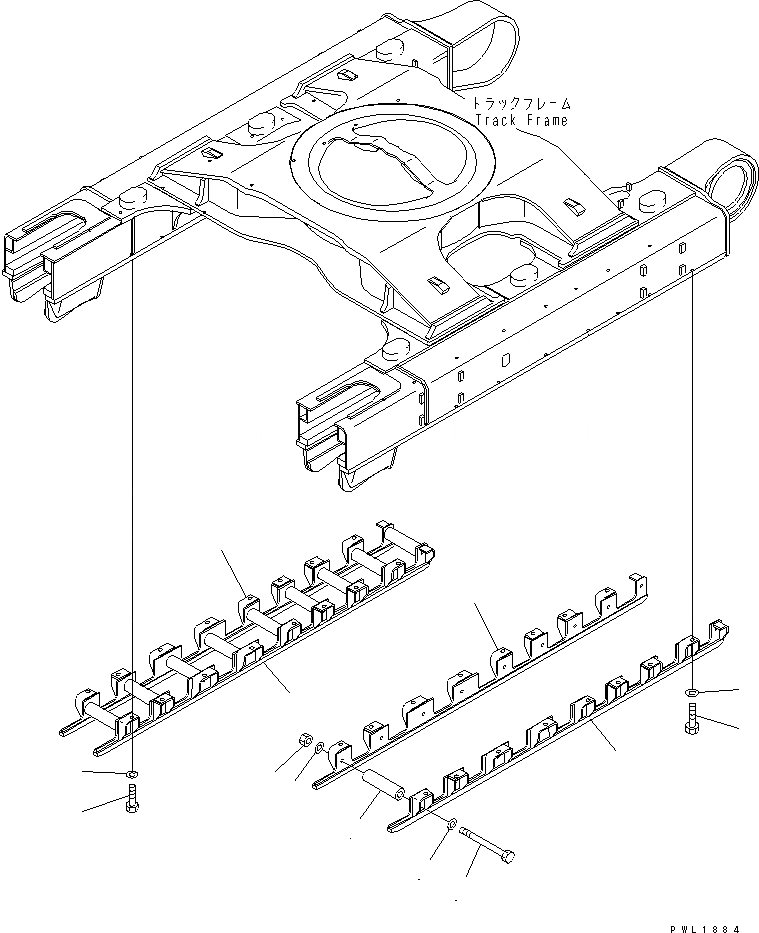 Схема запчастей Komatsu PC600LC-8 - ОПОРНЫЙ КАТОК ПОЛН. ЗАЩИТА ХОДОВАЯ