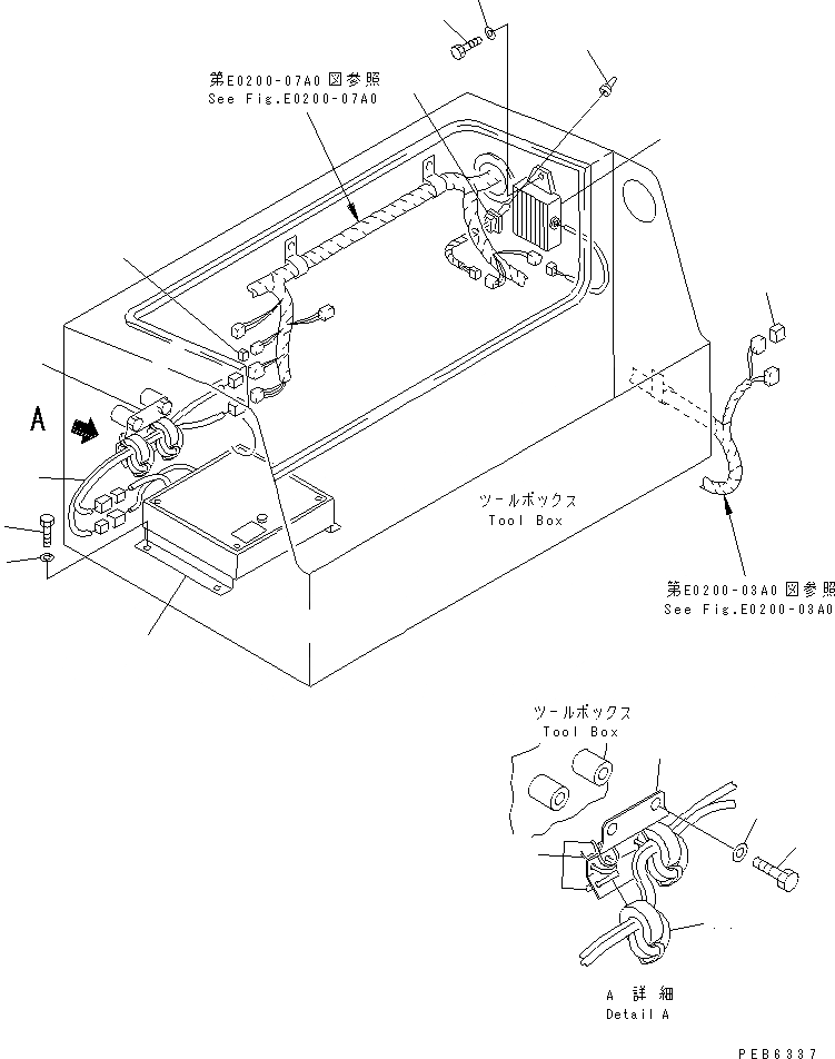 Схема запчастей Komatsu PC650-5 - КОНТРОЛЛЕР (С -STAGE SELECTOR MODE OLSS) (ДЛЯ ECM)(№8-) ЭЛЕКТРИКА