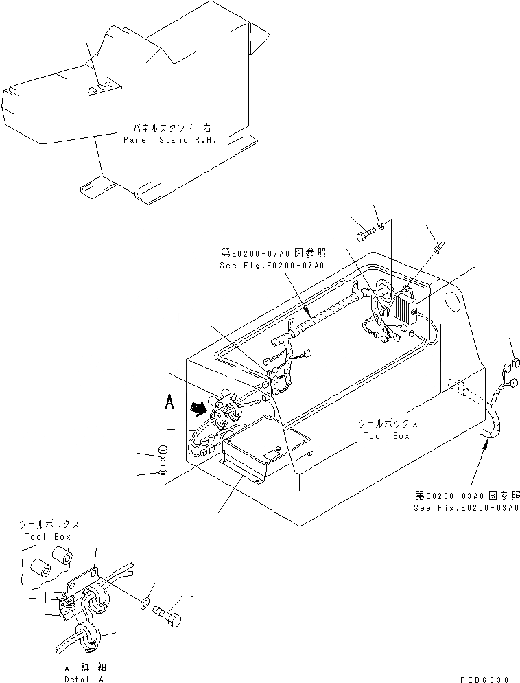 Схема запчастей Komatsu PC650-5 - КОНТРОЛЛЕР (С -STAGE SELECTOR MODE OLSS) (ДЛЯ ПОГРУЗ.) (ДЛЯ ECM)(№8-) ЭЛЕКТРИКА