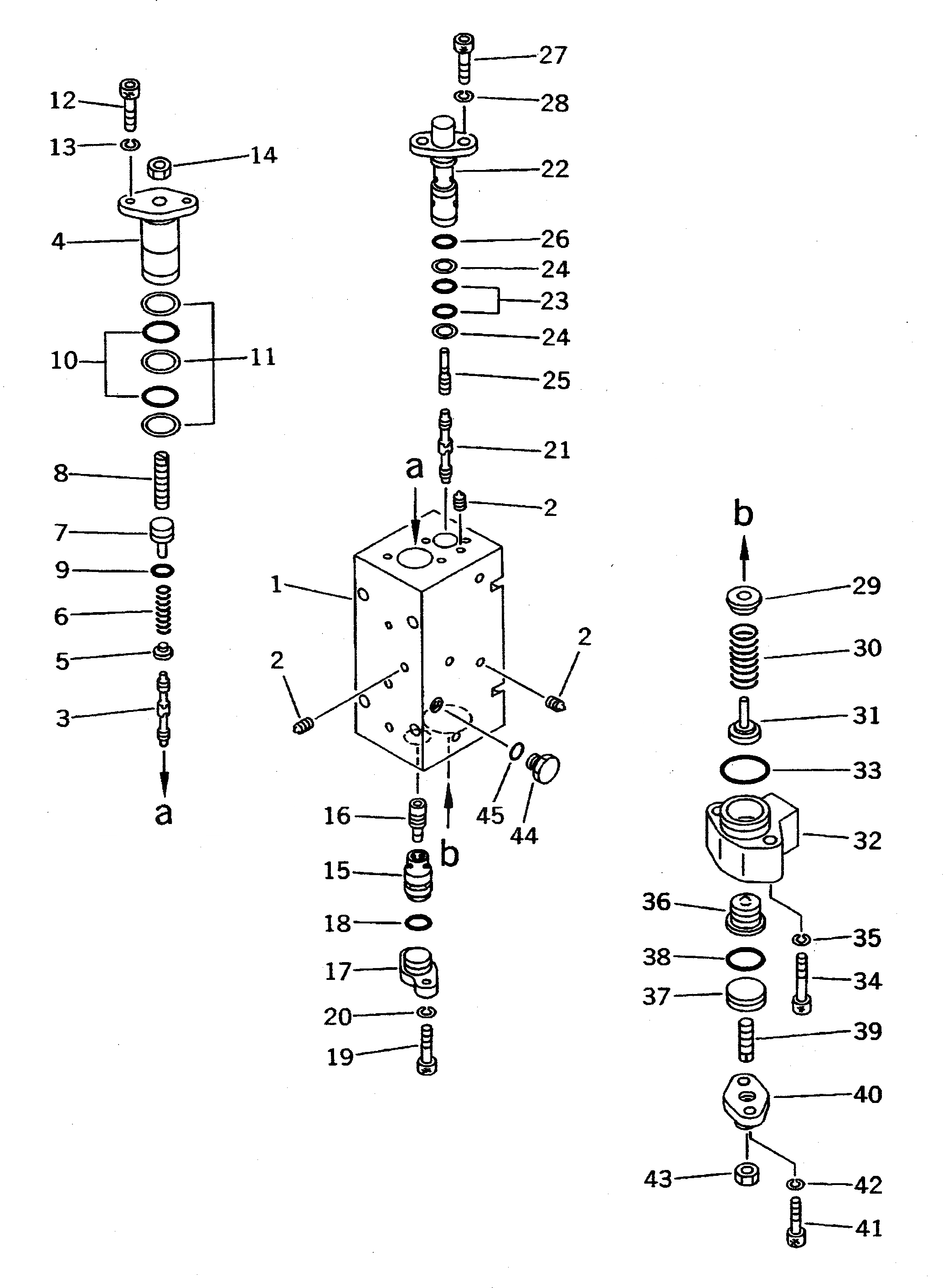 Схема запчастей Komatsu PC650-5 - NO. НАСОС (/) (С -STAGE SELECTOR MODE OLSS) ГИДРАВЛИКА