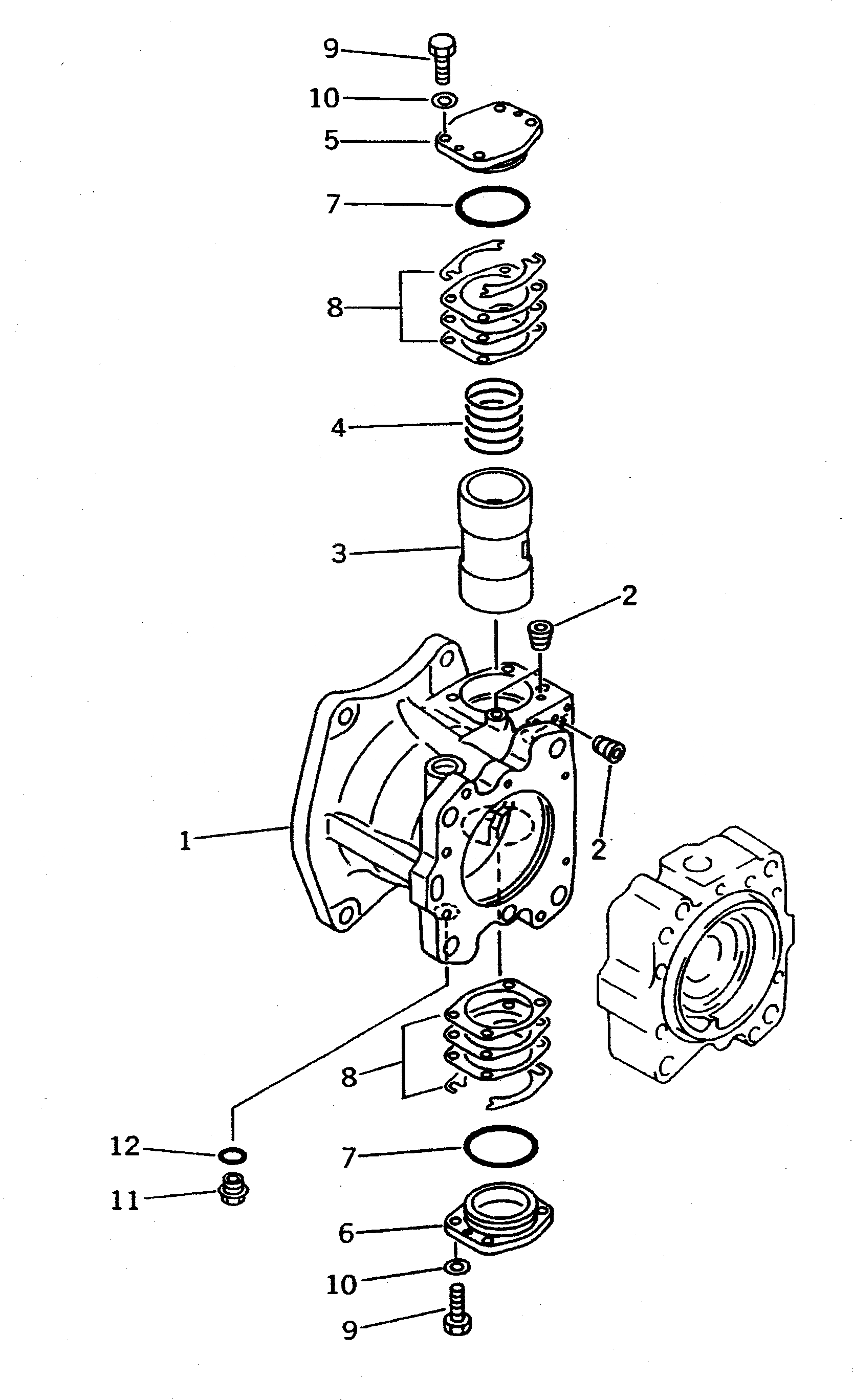 Схема запчастей Komatsu PC650-5 - NO. НАСОС (/) (С -STAGE SELECTOR MODE OLSS) ГИДРАВЛИКА