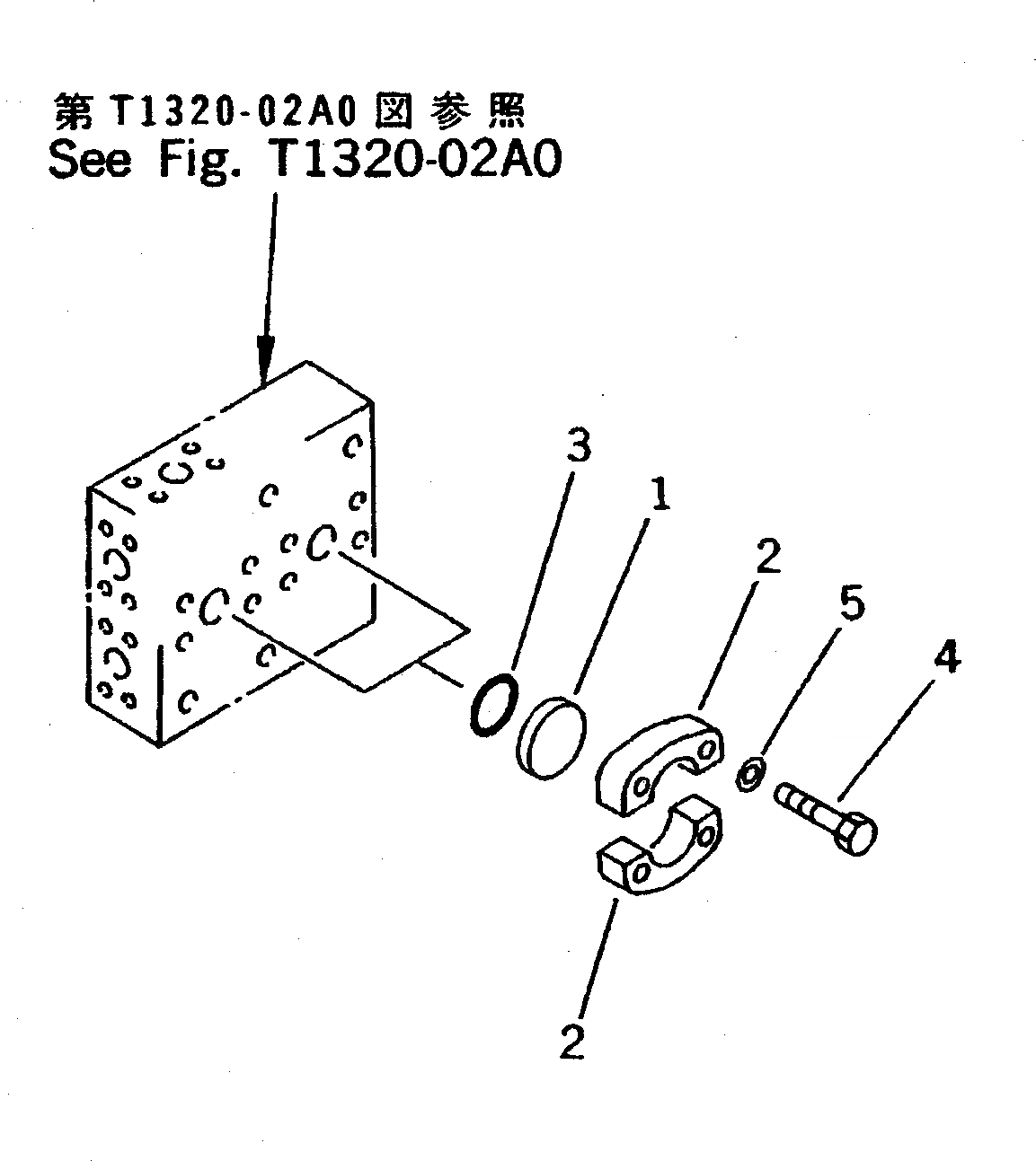 Схема запчастей Komatsu PC650-5 - НИЖН. ГИДРОЦИЛИНДР КОВША (COVER) (ДЛЯ ПОГРУЗ.) РАБОЧЕЕ ОБОРУДОВАНИЕ