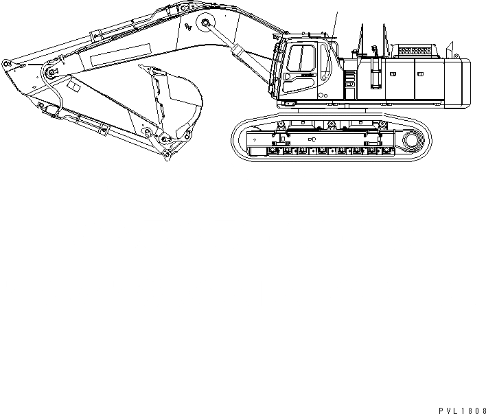 Схема запчастей Komatsu PC650LC-6A - ПЛАСТИНА (КАРЬЕРН MARK) МАРКИРОВКА