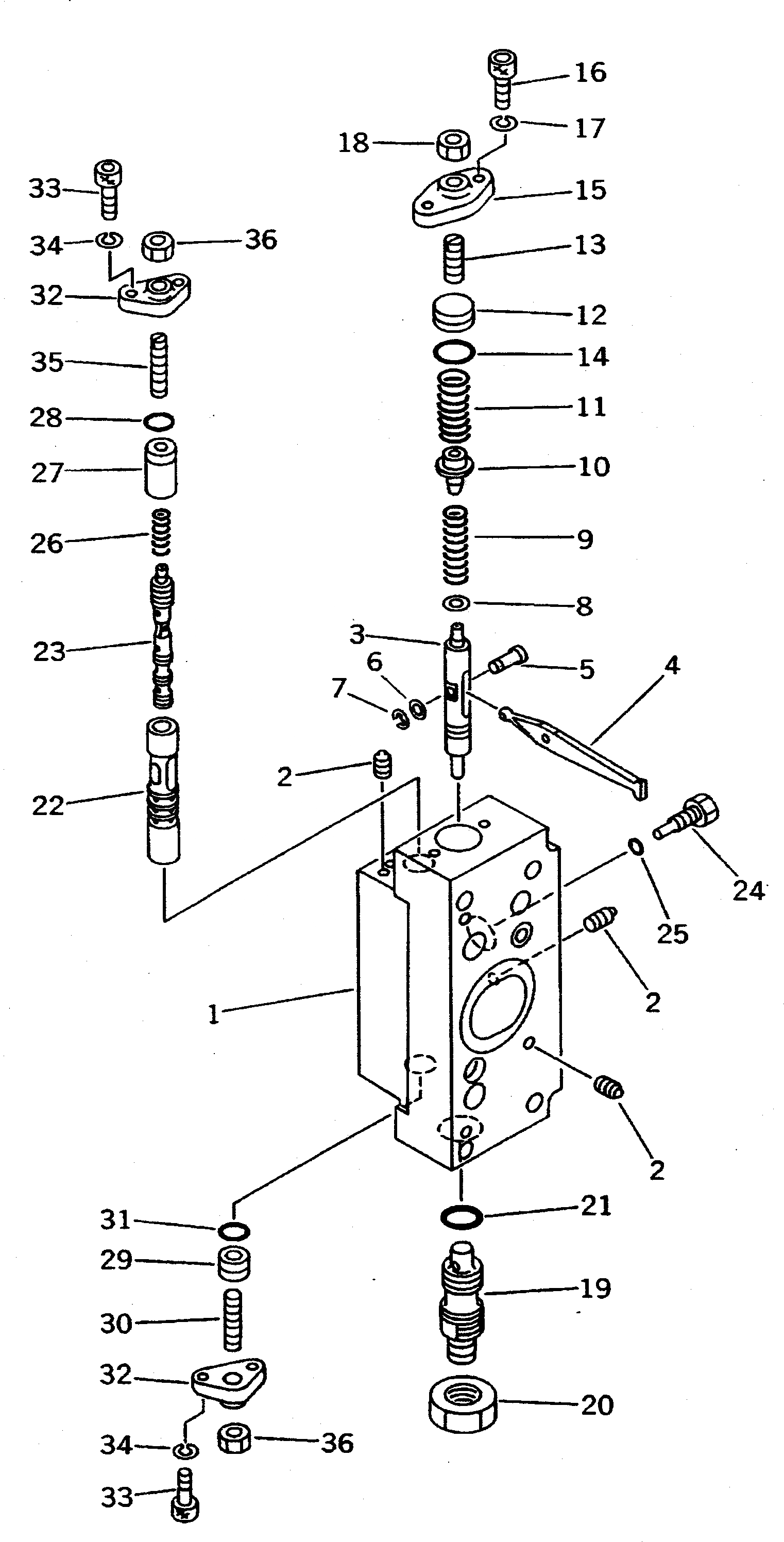 Схема запчастей Komatsu PC650LC-5 - NO. НАСОС (/) (С -STAGE SELECTOR MODE OLSS) ГИДРАВЛИКА