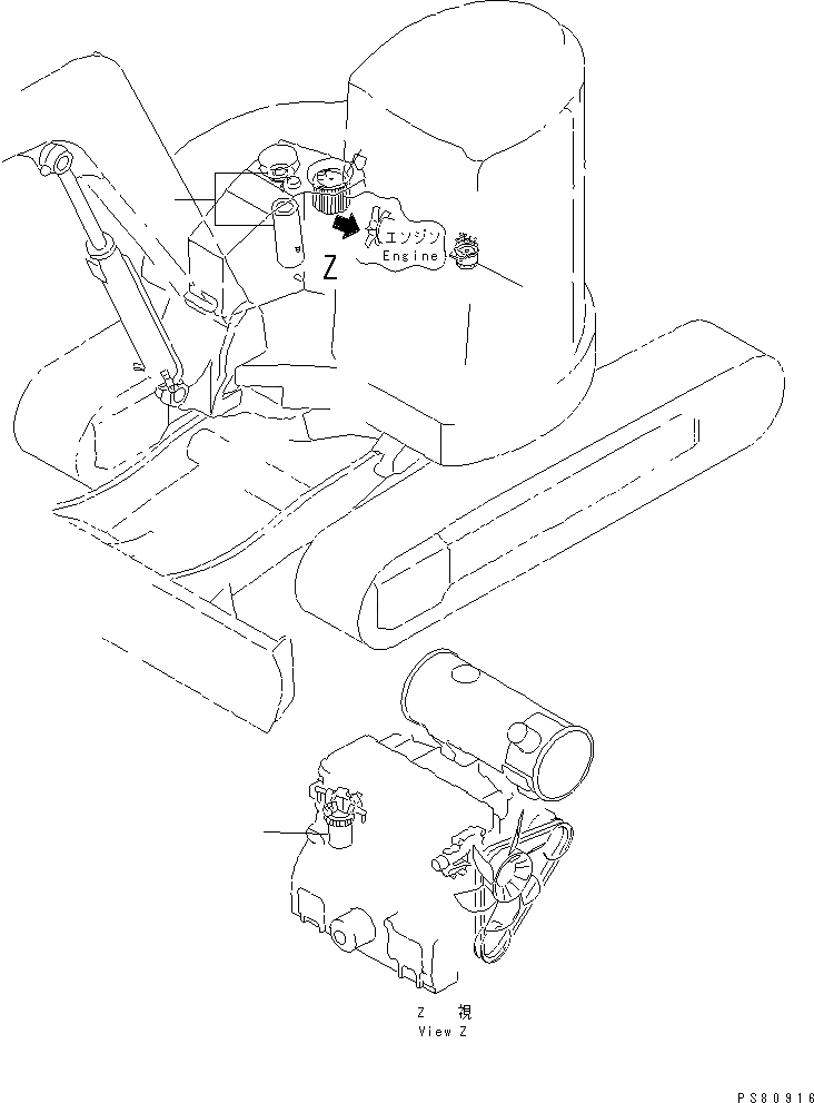 Схема запчастей Komatsu PC70FR-1 - ЭЛЕМЕНТ И V-РЕМЕНЬ (/) ЧАСТИ BOOK