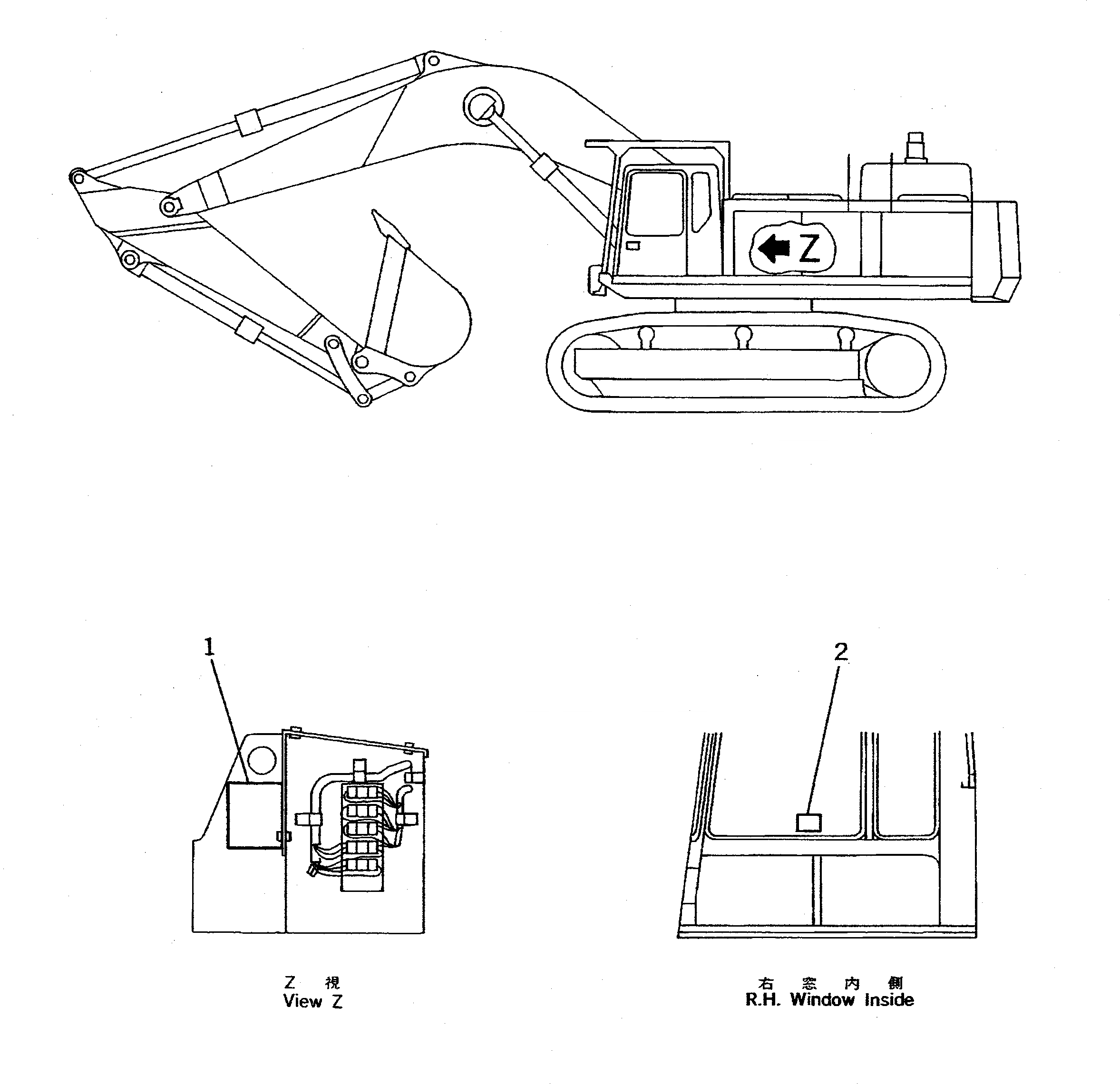 Схема запчастей Komatsu PC710-5 - OPERATING ПЛАСТИНЫ (С -STAGE SELECTOR MODE OLSS) МАРКИРОВКА