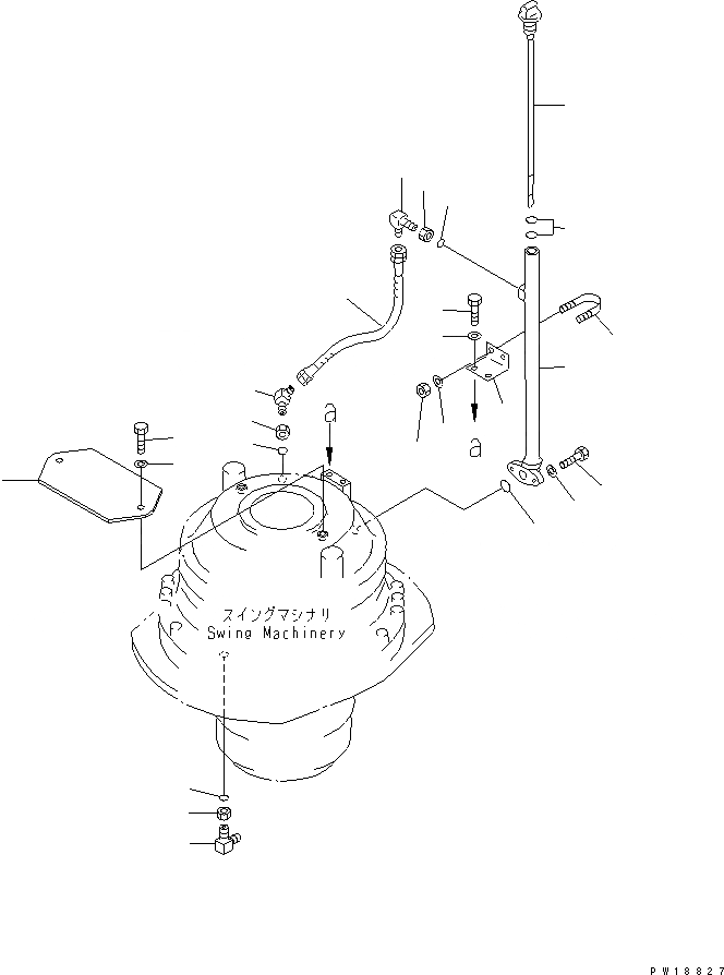 Схема запчастей Komatsu PC710-5 - МЕХАНИЗМ ПОВОРОТА (УРОВЕНЬ GAUGE) (ПОСТАВЛЯЕТСЯ ОТДЕЛЬНО) ОСНОВН. КОМПОНЕНТЫ И РЕМКОМПЛЕКТЫ