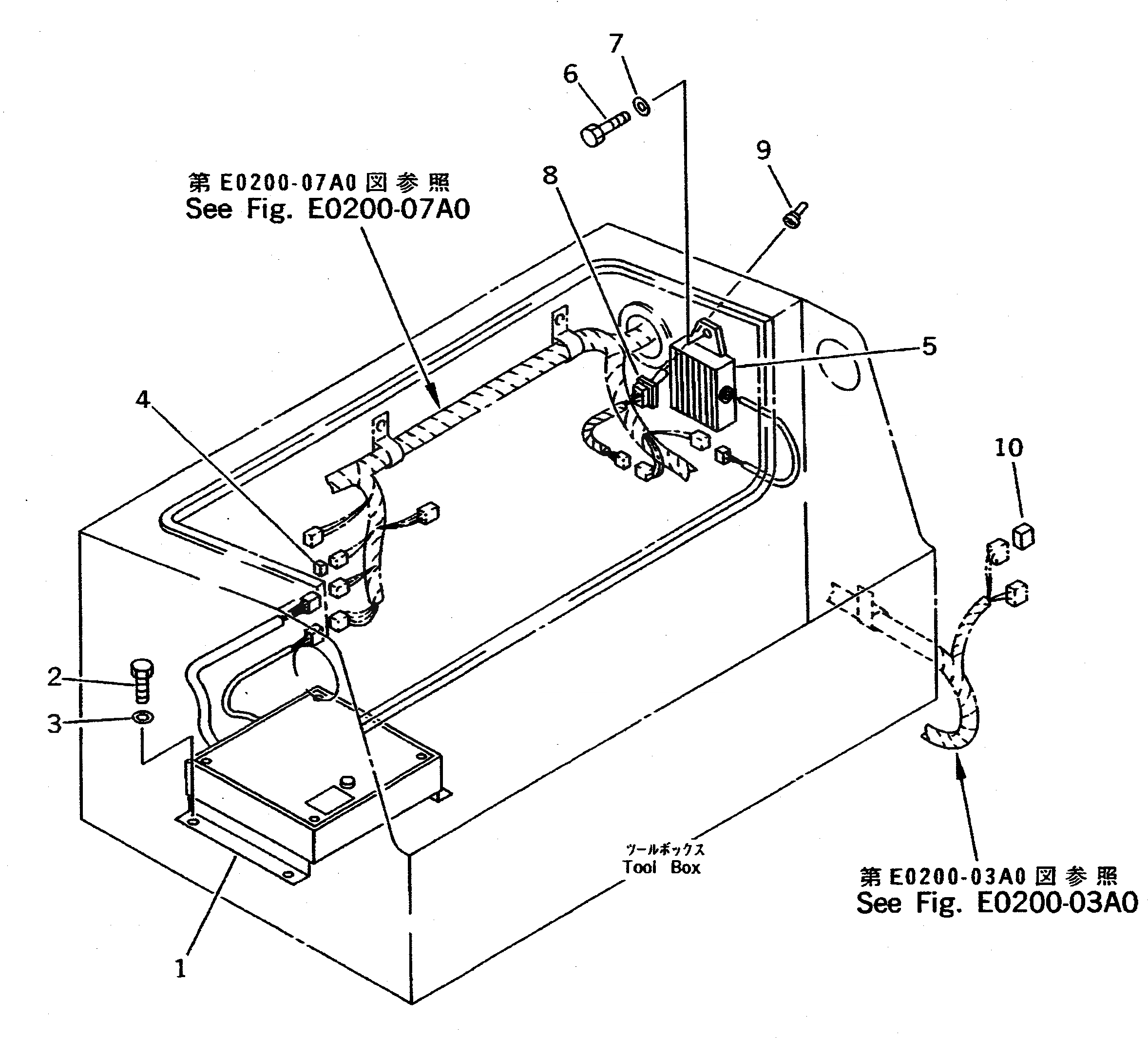 Схема запчастей Komatsu PC710-5 - КОНТРОЛЛЕР (С -STAGE SELECTOR MODE OLSS) ЭЛЕКТРИКА