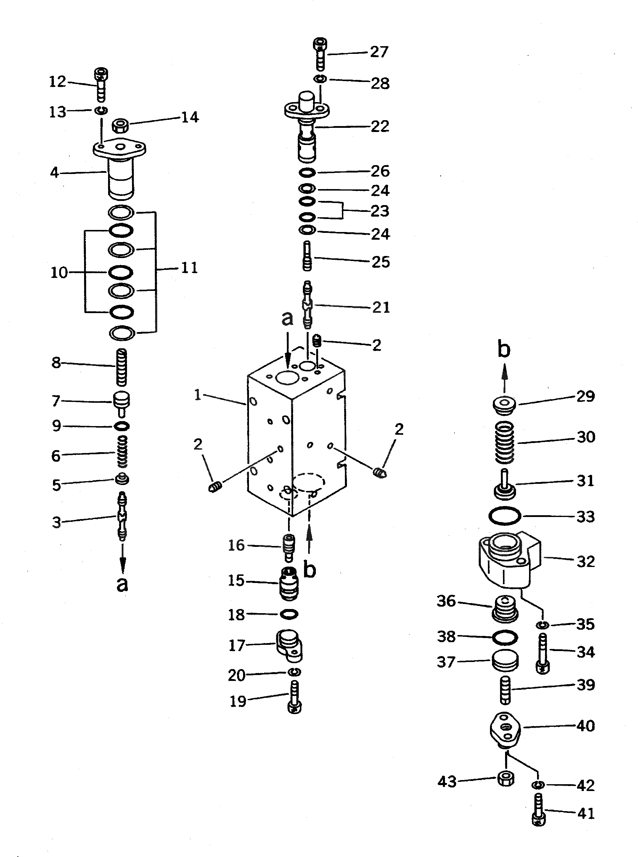 Схема запчастей Komatsu PC710-5 - NO. НАСОС (9/) (С -STAGE SELECTOR MODE OLSS) ГИДРАВЛИКА