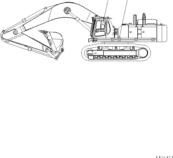 Схема запчастей Komatsu PC750-6 - ОБСЛУЖ-Е МАРКИРОВКАS(№-) МАРКИРОВКА