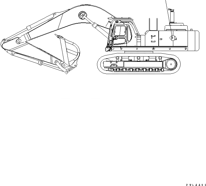 Схема запчастей Komatsu PC750-6 - ПЛАСТИНА(№9-) МАРКИРОВКА