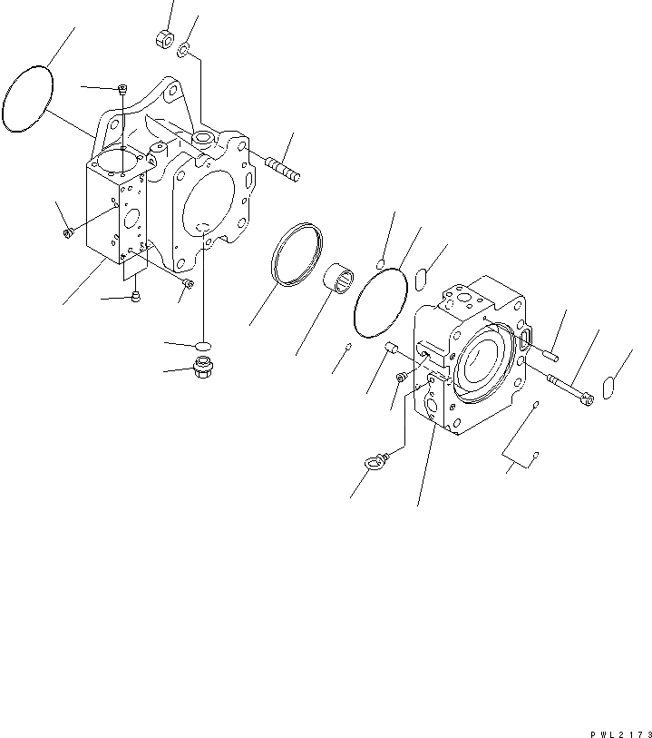 Схема запчастей Komatsu PC750-6 - ОСНОВН. НАСОС (/8) (NO. НАСОС)(№-) ОСНОВН. КОМПОНЕНТЫ И РЕМКОМПЛЕКТЫ