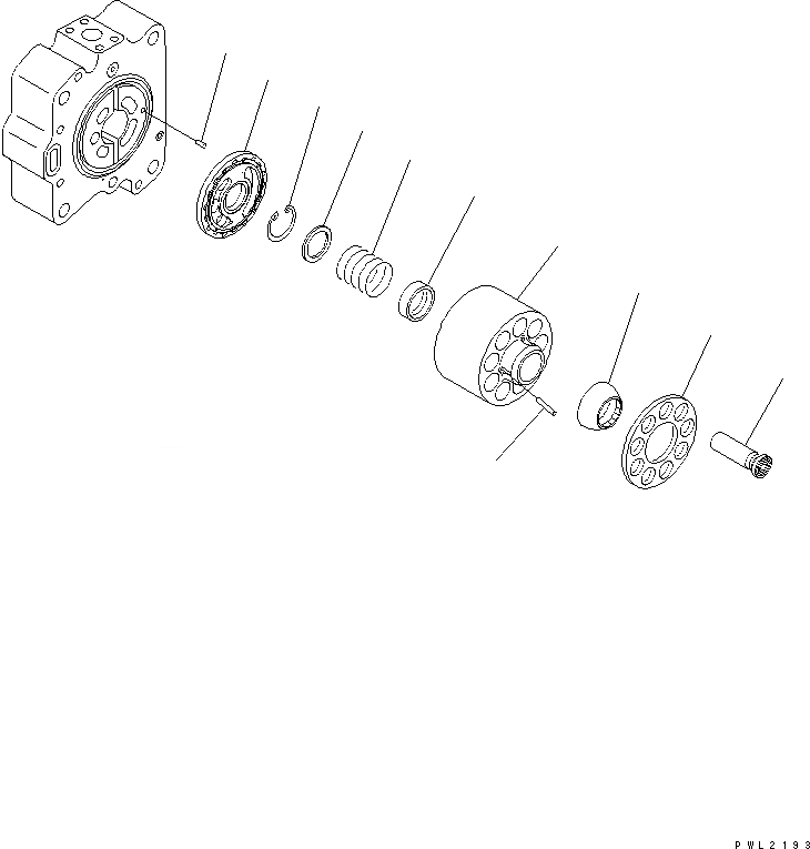 Схема запчастей Komatsu PC750-6 - ОСНОВН. НАСОС (8/) (NO. НАСОС)(№-) ОСНОВН. КОМПОНЕНТЫ И РЕМКОМПЛЕКТЫ