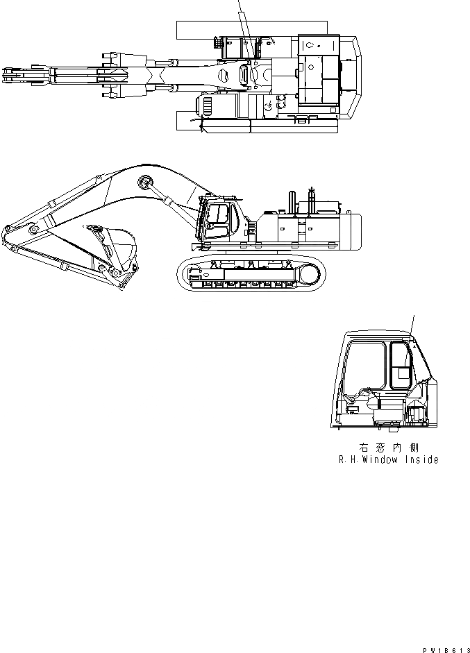 Схема запчастей Komatsu PC750-6-AM - ОБСЛУЖ-Е МАРКИРОВКАS(№-) МАРКИРОВКА