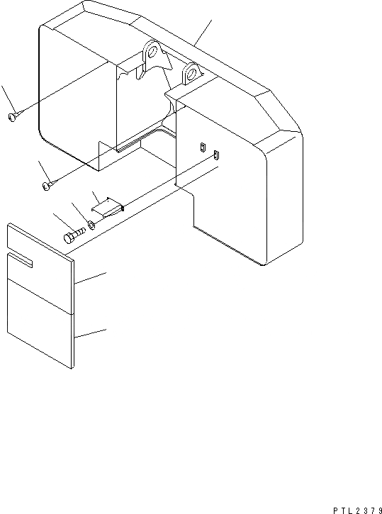 Схема запчастей Komatsu PC750-6 - ПРОТИВОВЕС (7KG) (СО СЪЕМОМ ПРОТИВОВЕСА)(№9-999) ЧАСТИ КОРПУСА