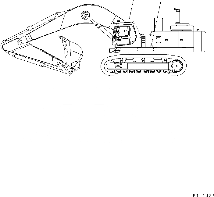 Схема запчастей Komatsu PC750-6 - ОБСЛУЖ-Е МАРКИРОВКАS(№-999) МАРКИРОВКА