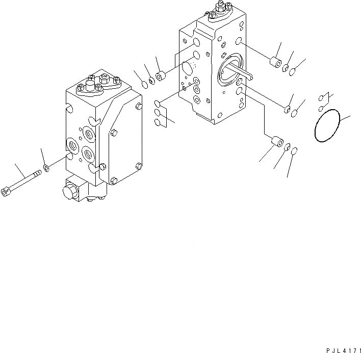 Схема запчастей Komatsu PC750-6 - ОСНОВН. НАСОС (/) (NO. НАСОС)(№-8) ОСНОВН. КОМПОНЕНТЫ И РЕМКОМПЛЕКТЫ