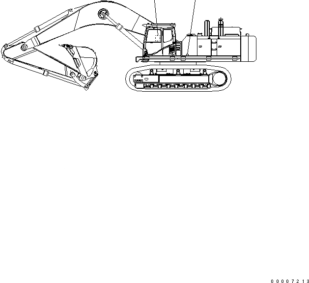 Схема запчастей Komatsu PC750-7 - ОБСЛУЖ-Е МАРКИРОВКАS МАРКИРОВКА