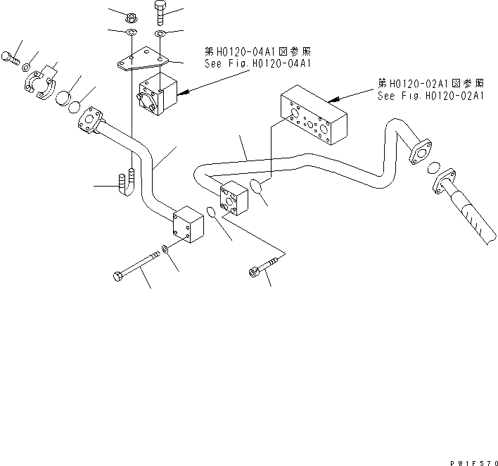 Схема запчастей Komatsu PC750LC-6 - КОВШ КОНТРОЛЬНЫЙ КЛАПАН(ВОЗВРАТ. ЛИНИЯ) ( АКТУАТОР) (COMPONENT)(№-) ГИДРАВЛИКА