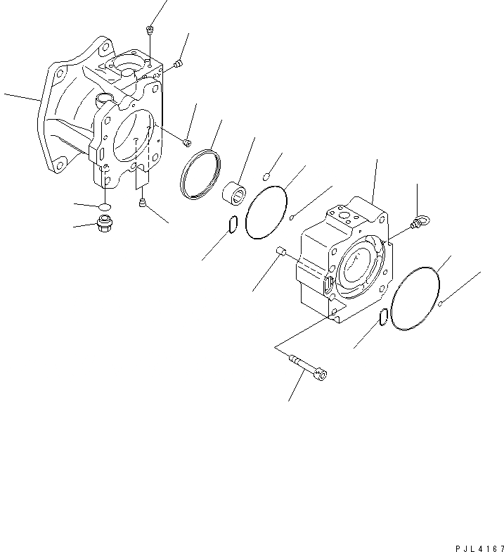 Схема запчастей Komatsu PC750LC-6 - ОСНОВН. НАСОС (/) (NO. НАСОС)(№-) ОСНОВН. КОМПОНЕНТЫ И РЕМКОМПЛЕКТЫ