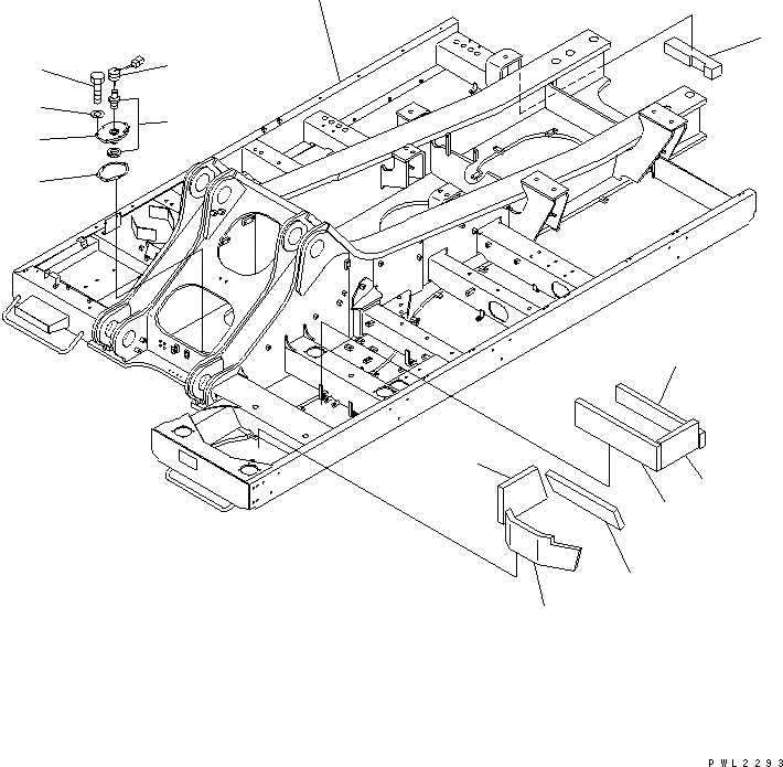 Схема запчастей Komatsu PC750LC-6 - ОСНОВНАЯ РАМА (С ПРЕДОТВРАЩ. СМЕЩЕНИЯ)(№9-999) ОСНОВНАЯ РАМА И ЕЕ ЧАСТИ