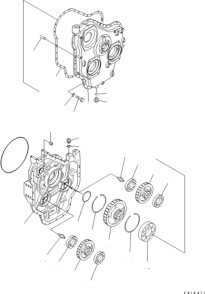 Схема запчастей Komatsu PC750LC-6K-01 - МЕХ-М ОТБОРА МОЩНОСТИ(№K-) КОМПОНЕНТЫ ДВИГАТЕЛЯ