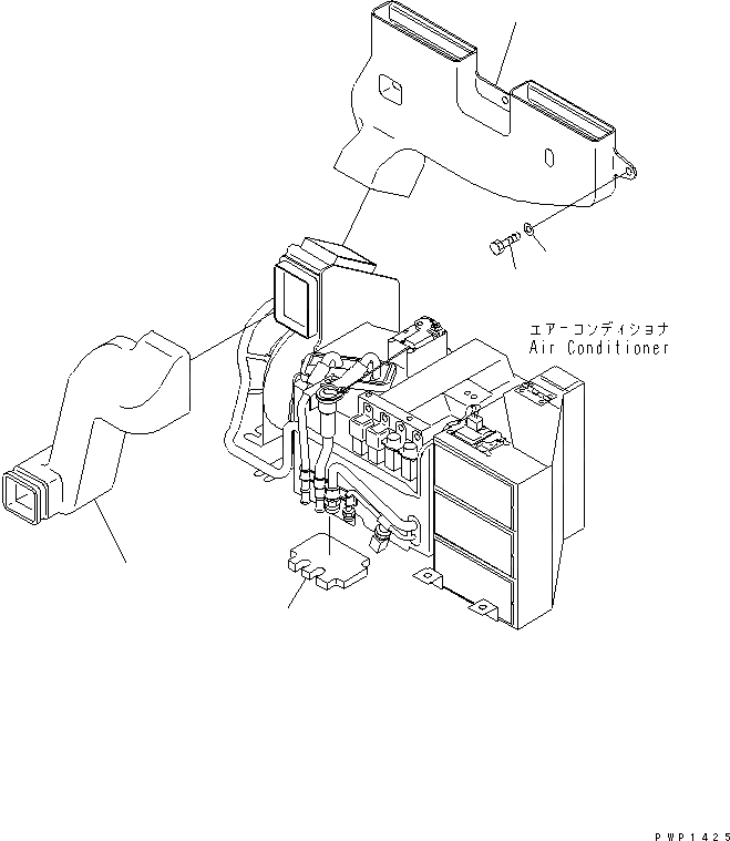 Схема запчастей Komatsu PC750LC-6K-01 - КОНДИЦ. ВОЗДУХА (ВОЗДУХОВОДЫ)(№K-) КАБИНА ОПЕРАТОРА И СИСТЕМА УПРАВЛЕНИЯ