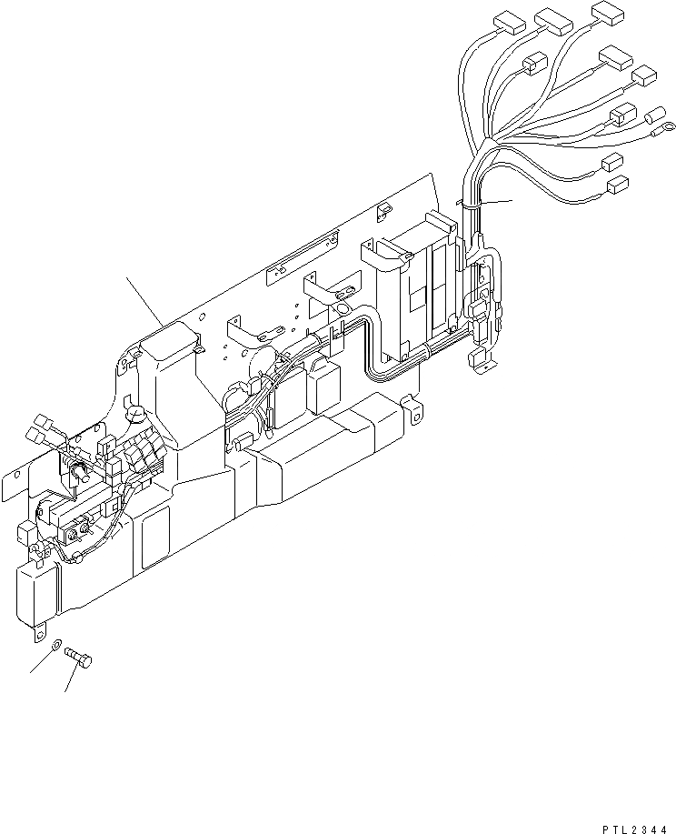 Схема запчастей Komatsu PC750LC-6K-01 - ЭЛЕКТРОПРОВОДКА (КАБИНА ОСНОВ.)(№K-K999) КАБИНА ОПЕРАТОРА И СИСТЕМА УПРАВЛЕНИЯ