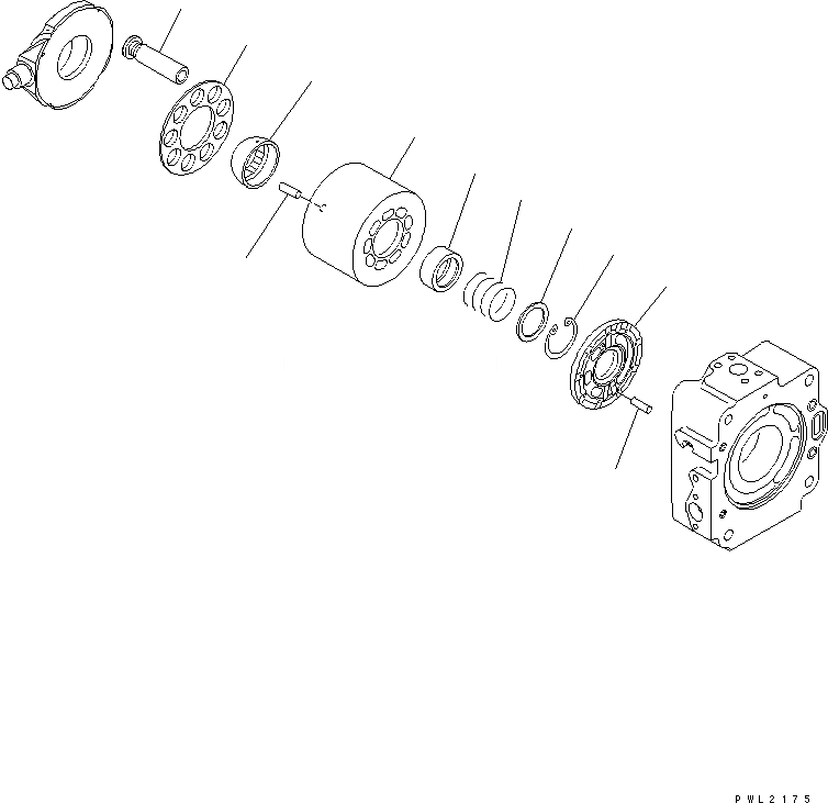 Схема запчастей Komatsu PC750LC-6K-01 - ОСНОВН. НАСОС (/8) (NO. НАСОС)(№K-) ОСНОВН. КОМПОНЕНТЫ И РЕМКОМПЛЕКТЫ