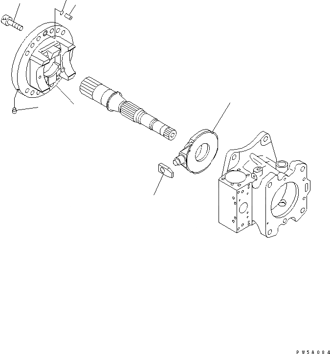 Схема запчастей Komatsu PC750LC-6K-01 - ОСНОВН. НАСОС (/8) (NO. НАСОС)(№K-) ОСНОВН. КОМПОНЕНТЫ И РЕМКОМПЛЕКТЫ