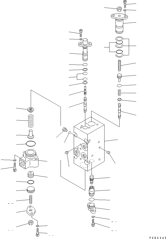 Схема запчастей Komatsu PC750LC-6K-01 - ОСНОВН. НАСОС (8/) (NO. НАСОС)(№K-K999) ОСНОВН. КОМПОНЕНТЫ И РЕМКОМПЛЕКТЫ