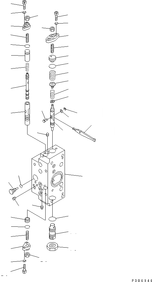 Схема запчастей Komatsu PC750LC-6K-01 - ОСНОВН. НАСОС (/) (NO. НАСОС)(№K-K999) ОСНОВН. КОМПОНЕНТЫ И РЕМКОМПЛЕКТЫ