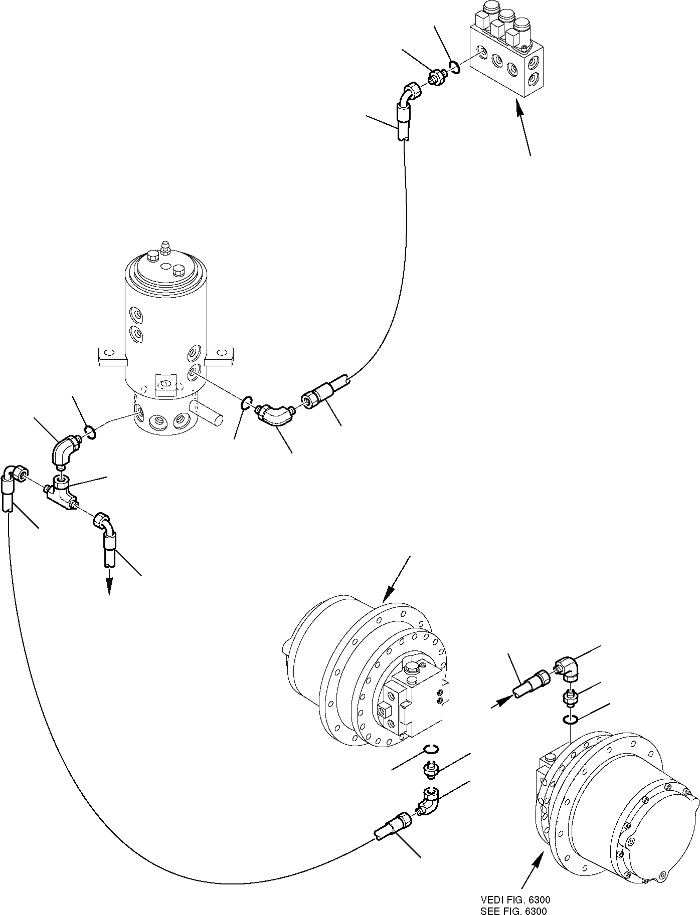Схема запчастей Komatsu PC75R-2 USA - ГИДРОЛИНИЯ (СКОРОСТЬ ДВИЖЕНИЯ) УПРАВЛ-Е РАБОЧИМ ОБОРУДОВАНИЕМ