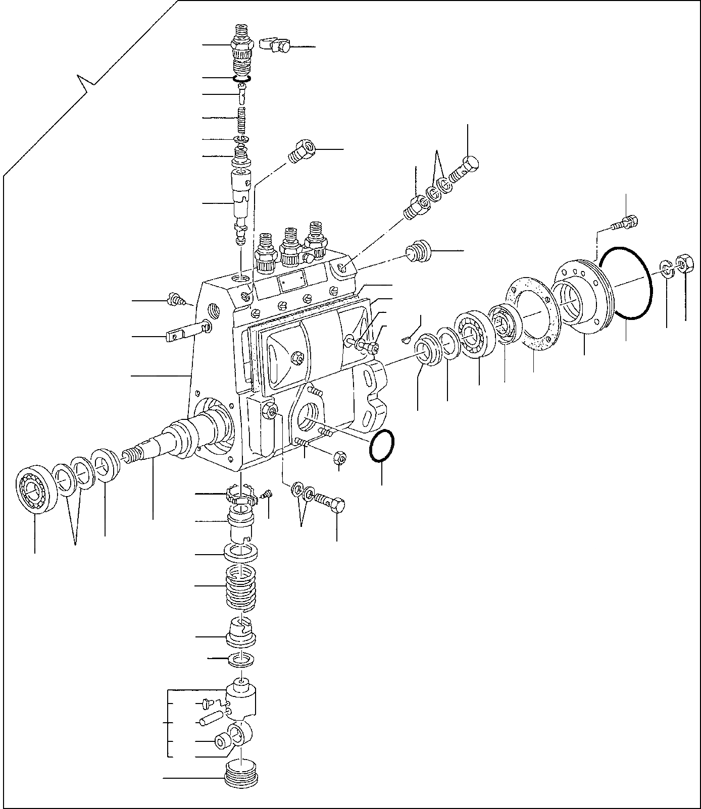 Схема запчастей Komatsu PC75R-2 - ТОПЛ. НАСОС ДВИГАТЕЛЬ