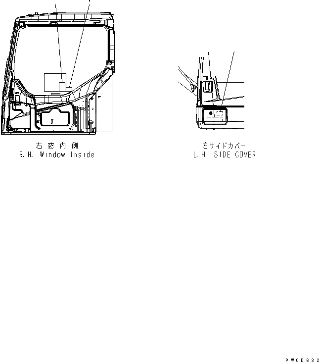 Схема запчастей Komatsu PC78MR-6 - MULTI PATTERN (ПЛАСТИНА) (J/D) ГИДРАВЛИКА