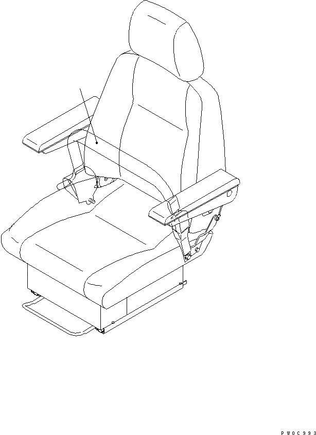 Схема запчастей Komatsu PC78MR-6 - РЕМЕНЬ БЕЗОПАСНОСТИ (8MM ШИР.) (АВТОМАТИЧ.) КАБИНА ОПЕРАТОРА И СИСТЕМА УПРАВЛЕНИЯ