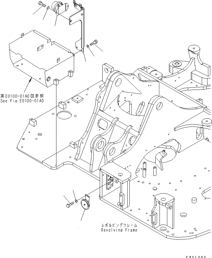 Схема запчастей Komatsu PC78US-6 - ЭЛЕКТР. (ЗВУК. СИГНАЛ. AND РЕЛЕ)(№-) ЭЛЕКТРИКА