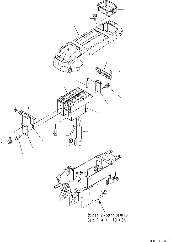 Схема запчастей Komatsu PC78UU-6 - ОСНОВН. КОНСТРУКЦИЯ (КОНСОЛЬ) (ВЕРХН.) (ЛЕВ.) (КРОМЕ ЯПОН.)(№-) КАБИНА ОПЕРАТОРА И СИСТЕМА УПРАВЛЕНИЯ